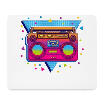 80s party - Mouse Pad (horizontal) - white - Front
