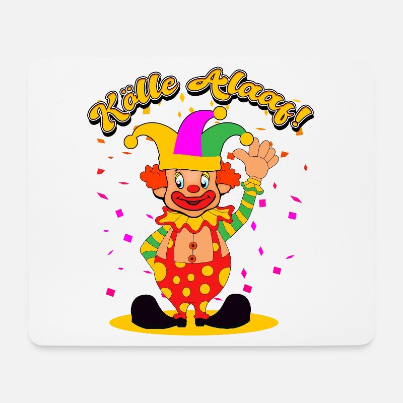 Karneval Köln - Mousepad (Querformat) - Weiß