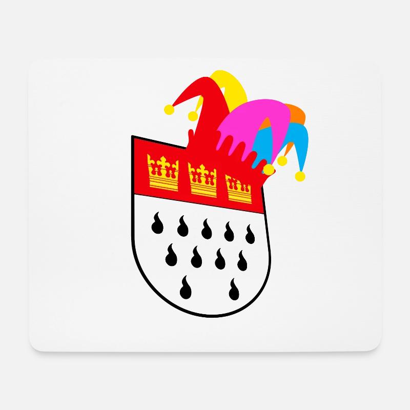 Köln Karneval - Mousepad (Querformat) - Weiß