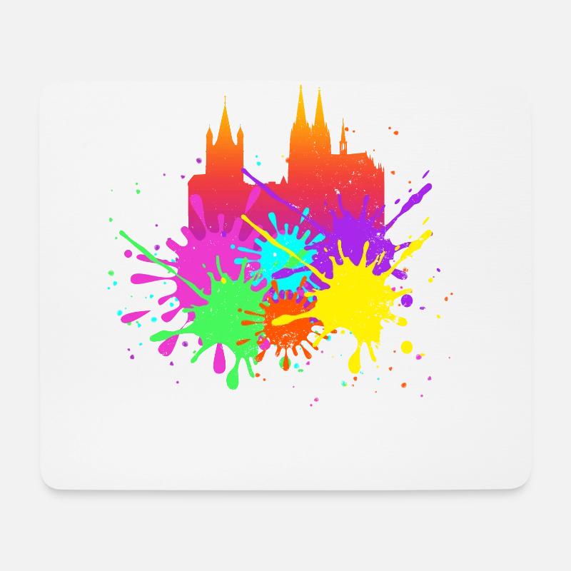 Karneval Köln - Mousepad (Querformat) - Weiß