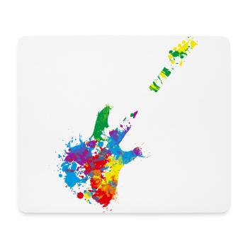 Elektrogitarre Musiker Geschenk für Gitarristen - Mousepad (Querformat) - Weiß - Vorne