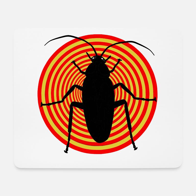 Insect insects cockroach vermin vermin disgust - Mouse Pad (horizontal) - white