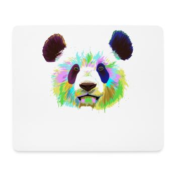 Splash Panda - Mousepad (Querformat) - Weiß - Vorne