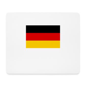 Allemagne drapeau allemand drapeau drapeau Allemagne - Tapis de souris (format paysage) - blanc - Devant