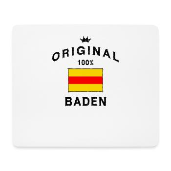 Baden Baden Flag Flag Badnerland Badnerlied - Mouse Pad (horizontal) - white - Front