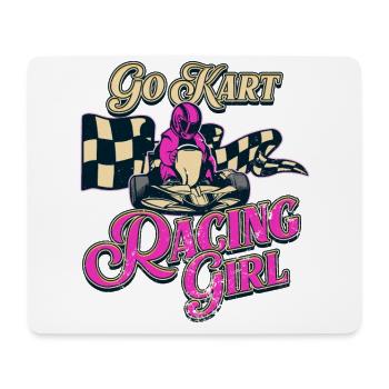 go Kart - Mouse Pad (horizontal) - white - Front