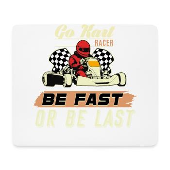go Kart - Mouse Pad (horizontal) - white - Front