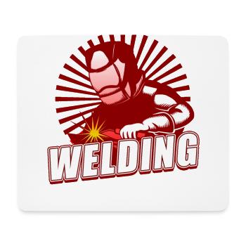 Welding - Mouse Pad (horizontal) - white - Front