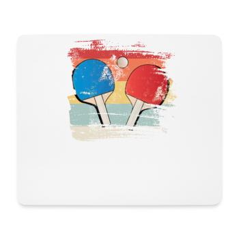 Cadeau de ping-pong pour joueur de ping-pong - Tapis de souris (format paysage) - blanc - Devant