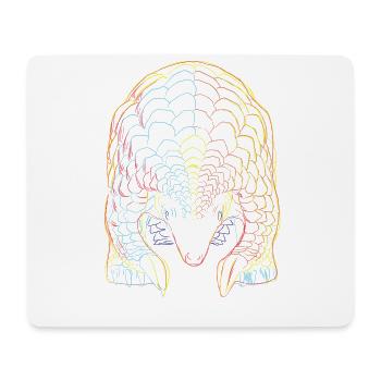 Pangolin - Mousepad (Querformat) - Weiß - Vorne
