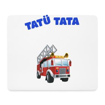 10. Geburtstag Feuerwehr Geschenk - Mousepad (Querformat) - Weiß - Vorne