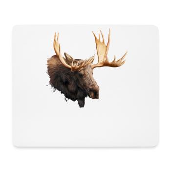 Moose Splatter - Mouse Pad (horizontal) - white - Front