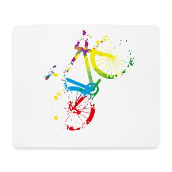 Bicycle Gift for Biker - Mouse Pad (horizontal) - white - Front