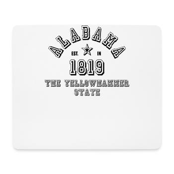 Alabama - Mouse Pad (horizontal) - white - Front