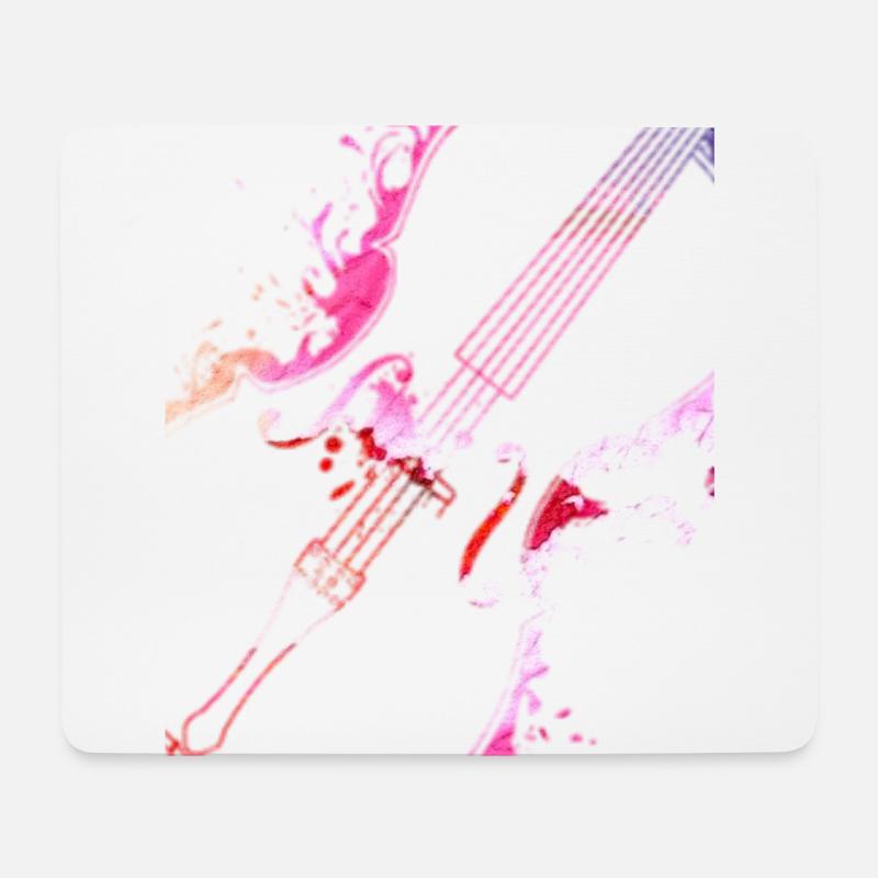 Cello Musiker Geschenk für Cello Spieler - Mousepad (Querformat) - Weiß