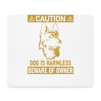 Deutscher Schäferhund - Mousepad (Querformat) - Weiß - Vorne