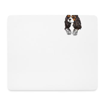 Cavalier King Charles Spaniel - Mousepad (Querformat) - Weiß - Vorne