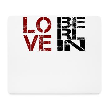 Berlin - Ich Liebe Berlin - I love Berlin - Urlaub - Mousepad (Querformat) - Weiß - Vorne