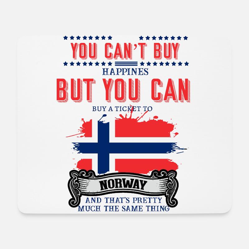 Norwegen, Reiseziel, Trollstigen - Mousepad (Querformat) - Weiß