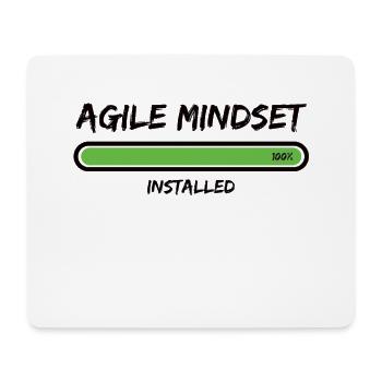 Scrum Agile Mindset Installed Project Management - Mouse Pad (horizontal) - white - Front