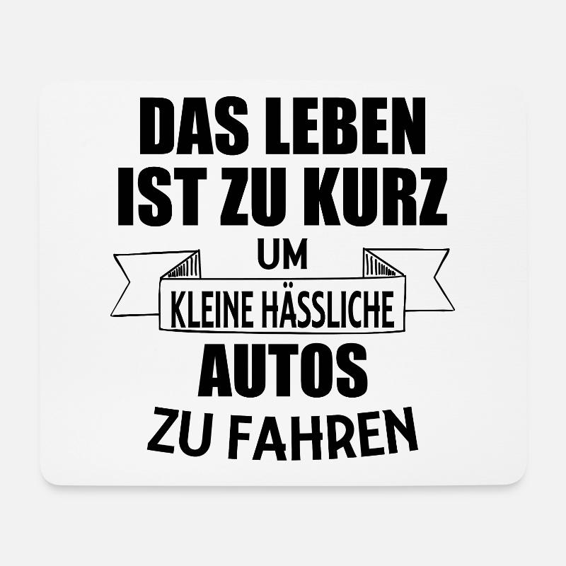 Auto Spruch Autoliebhaber Geschenkidee Luxusautos - Mousepad (Querformat) - Weiß