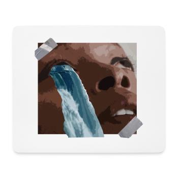 Ästhetisches Girl Surrealismus Egirl Wasserfall - Mousepad (Querformat) - Weiß - Vorne