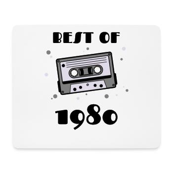 BEST OF 1980 - Tapis de souris (format paysage) - blanc - Devant