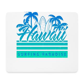 Hawaii Surfing Paradise Vintage - Mousepad (Querformat) - Weiß - Vorne