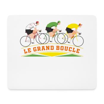 France, France white, France dotted - Mouse Pad (horizontal) - white - Front