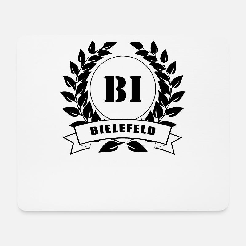 Bielefeld Lorbeerkranz Ostwestfalen - Mousepad (Querformat) - Weiß