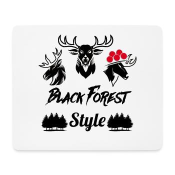 Black Forest Style Fan Esition - Mousepad (Querformat) - Weiß - Vorne
