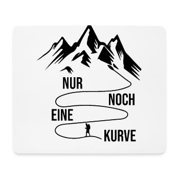 Wandern Berge Sprüche - Mousepad (Querformat) - Weiß - Vorne