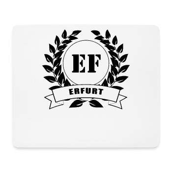 Erfurt Thüringen Lorbeerkranz - Mousepad (Querformat) - Weiß - Vorne