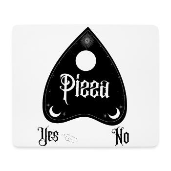 Pizza Ouija Yes No Ouijaboard Witchcraft gothic - Mousepad (Querformat) - Weiß - Vorne