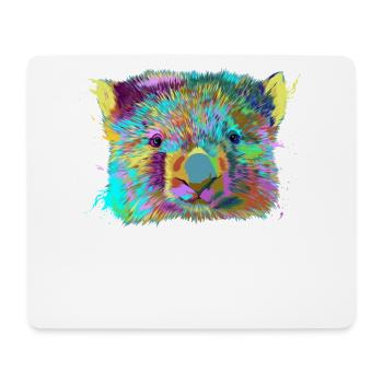 Wombat splash - Mouse Pad (horizontal) - white - Front