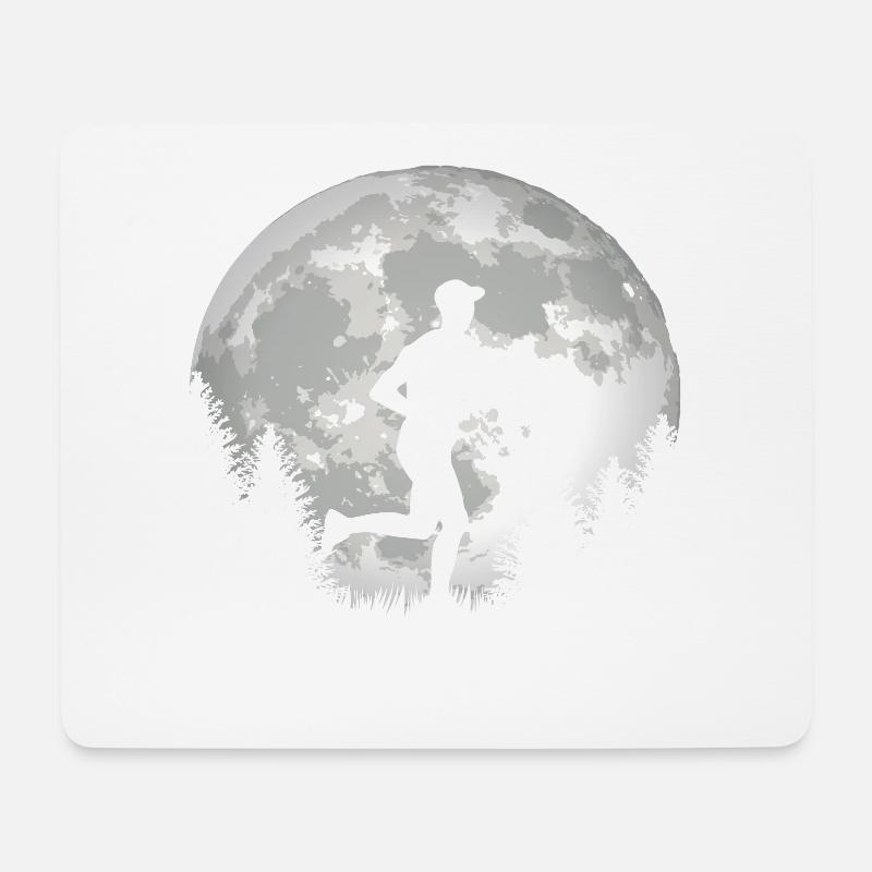 Running Runner Shirt For Runners - Mouse Pad (horizontal) - white