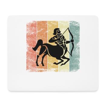 Signe du zodiaque Sagittaire - Tapis de souris (format paysage) - blanc - Devant
