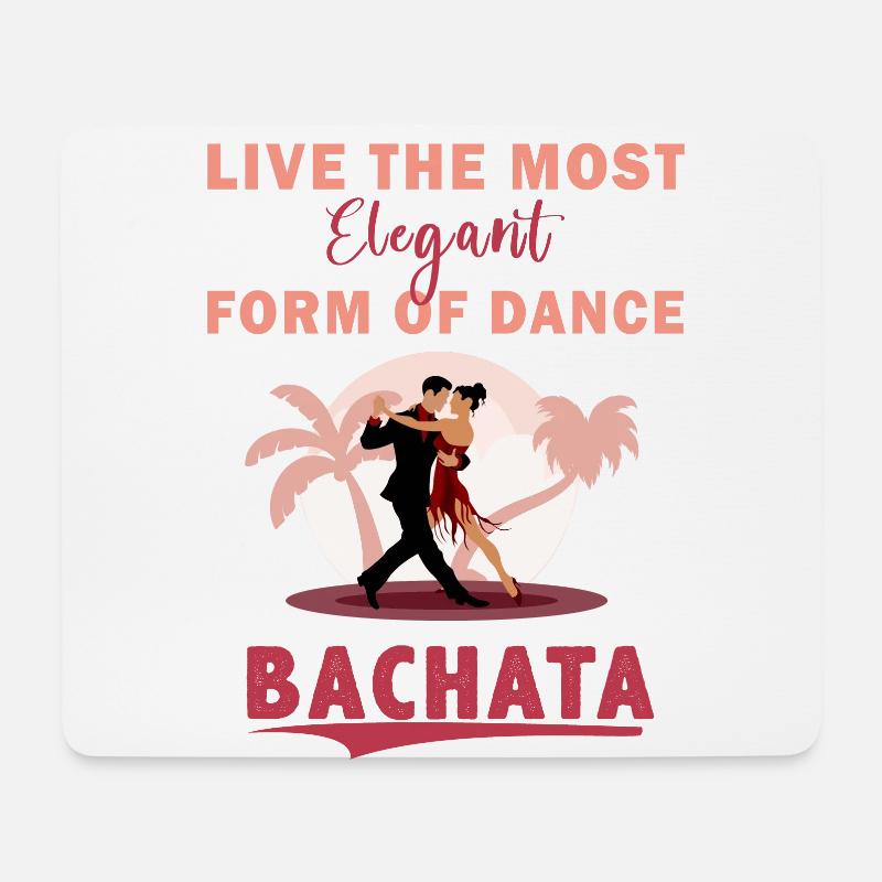 Bachata, Bachata Bachata Geburtstag, bachata bday - Mousepad (Querformat) - Weiß