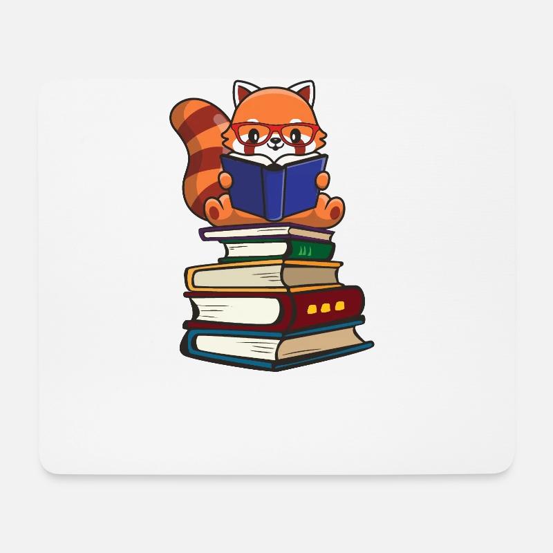 Red Panda - Mouse Pad (horizontal) - white
