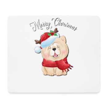 Chow Chow - Tapis de souris (format paysage) - blanc - Devant