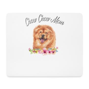 Chow Chow - Tapis de souris (format paysage) - blanc - Devant