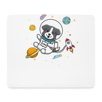 Border Collie - Mouse Pad (horizontal) - white - Front