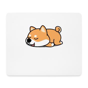 Shiba Inu - Tapis de souris (format paysage) - blanc - Devant