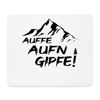 Der Berg Ruft - Mousepad (Querformat) - Weiß - Vorne