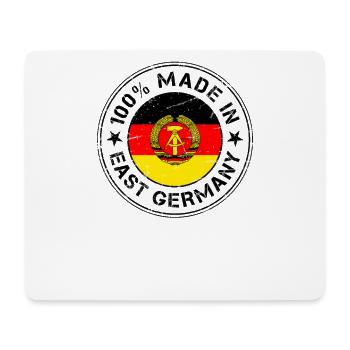 Drapeau de drapeau de l'Allemagne de l'Est DDR - Tapis de souris (format paysage) - blanc - Devant