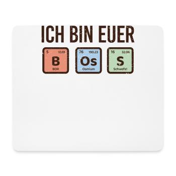 Chemiker Physik Boss PSE Team cooles Element - Mousepad (Querformat) - Weiß - Vorne