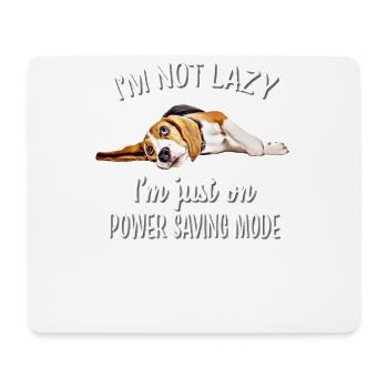 Beagle - Mousepad (Querformat) - Weiß - Vorne