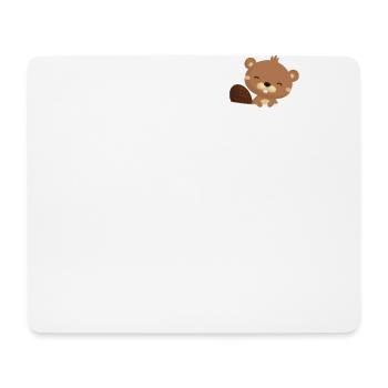 Bieber - Mousepad (Querformat) - Weiß - Vorne