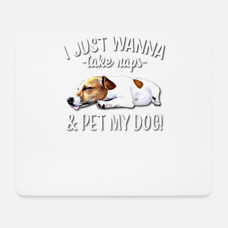 Jack Russell - Mousepad (Querformat) - Weiß