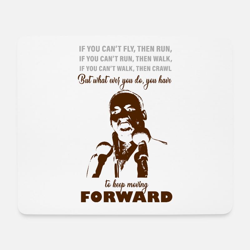 luther, luther mlk day, Martin Luther King - Mousepad (Querformat) - Weiß